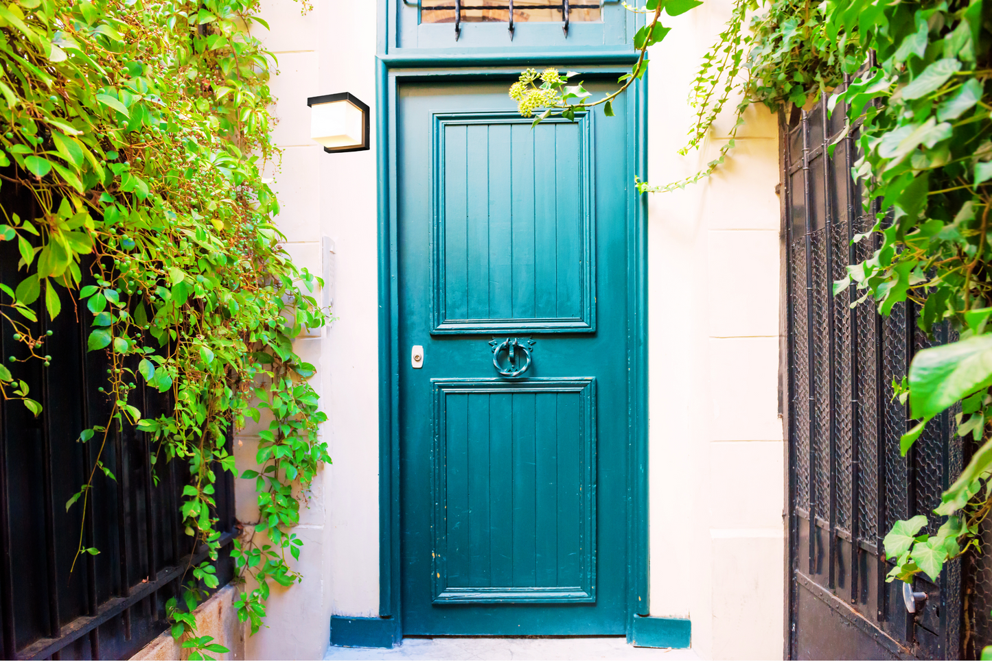 CGC ADDISON Black Cube PIR Motion Sensor LED Outdoor Wall Light 4000k Natural White Integrated LED IP65