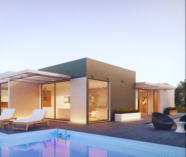 CGC LEON Black Stainless Steel Adjustable Outdoor Wall Spotlight