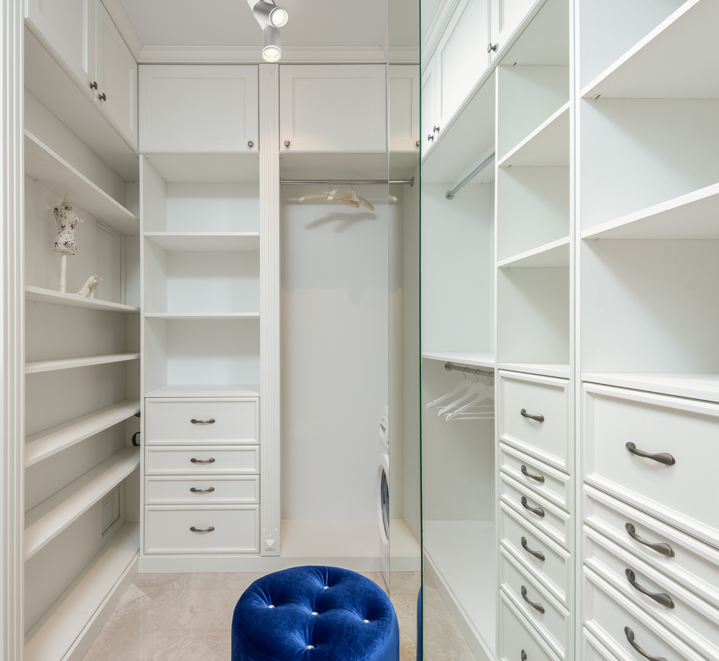 CGC SOLIS White Double GU10 Ceiling Spotlight with Halo Ring Adjustable Twin Spot Bar