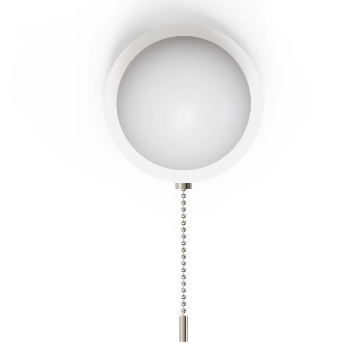 CGC MACIE White & White Opal Globe LED Rechargeable Magnetic USB Reading Bedside Wall Light Pull Cord Switch