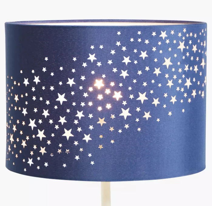 CGC STARDUST Navy Blue Star Easy Fit Lamp Shade