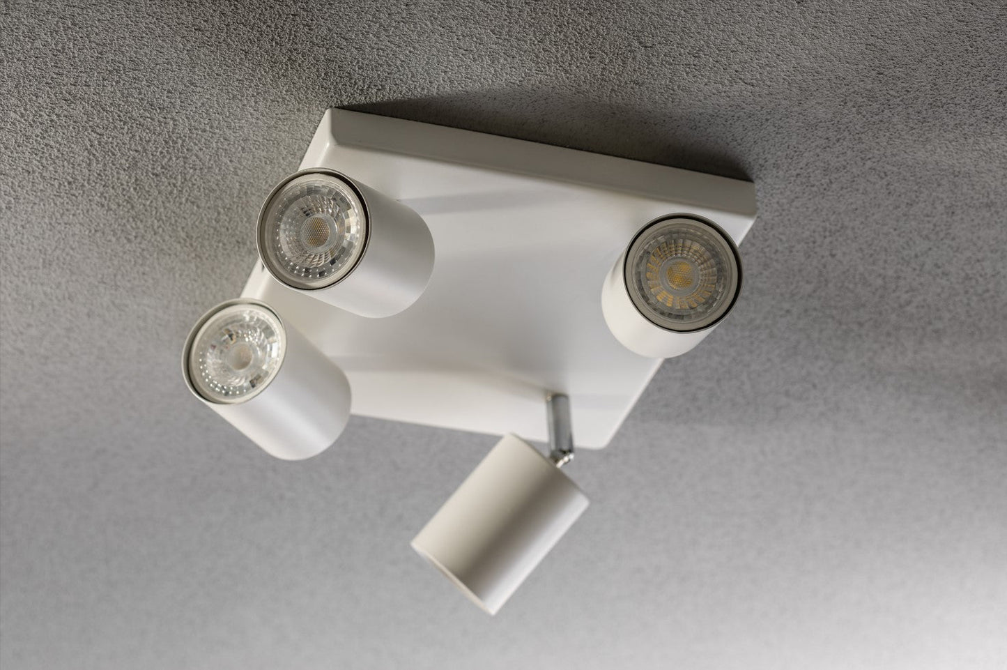 JACK - CGC Square White Four Head GU10 Ceiling Spot Light