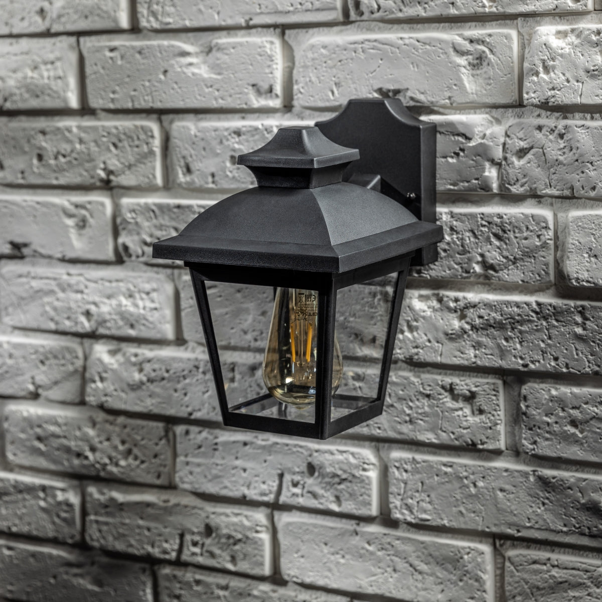 HOPE - CGC Black Outdoor Wall Lantern Light