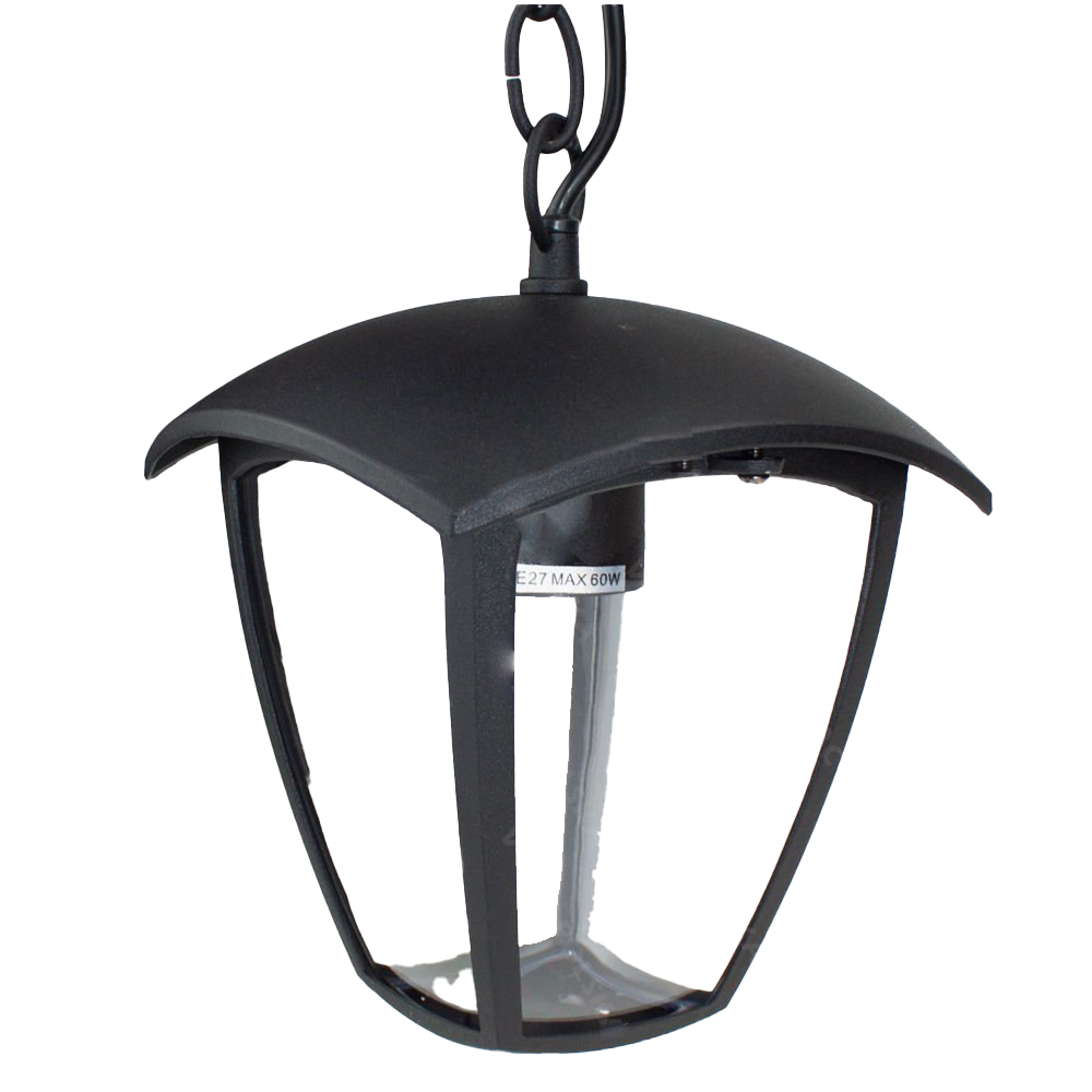 VIOLET - CGC Black Outdoor Chain Hanging Lantern Light