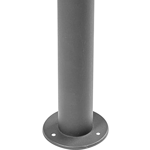 CORA - CGC Dark Grey Diagonal Pattern Tall Post Light