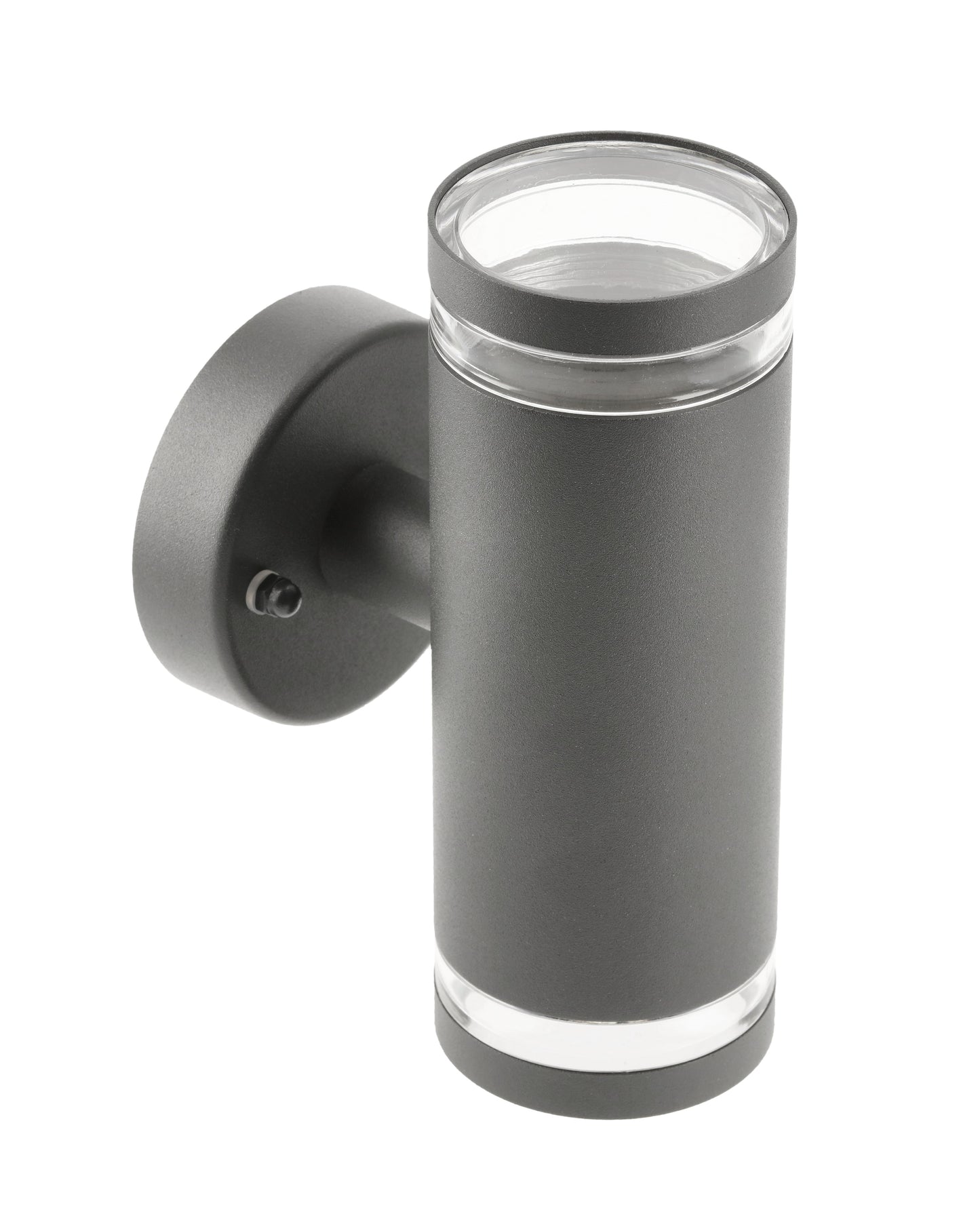 JENNIFER - CGC Dark Grey Outdoor Up and Down Cylinder Wall Light