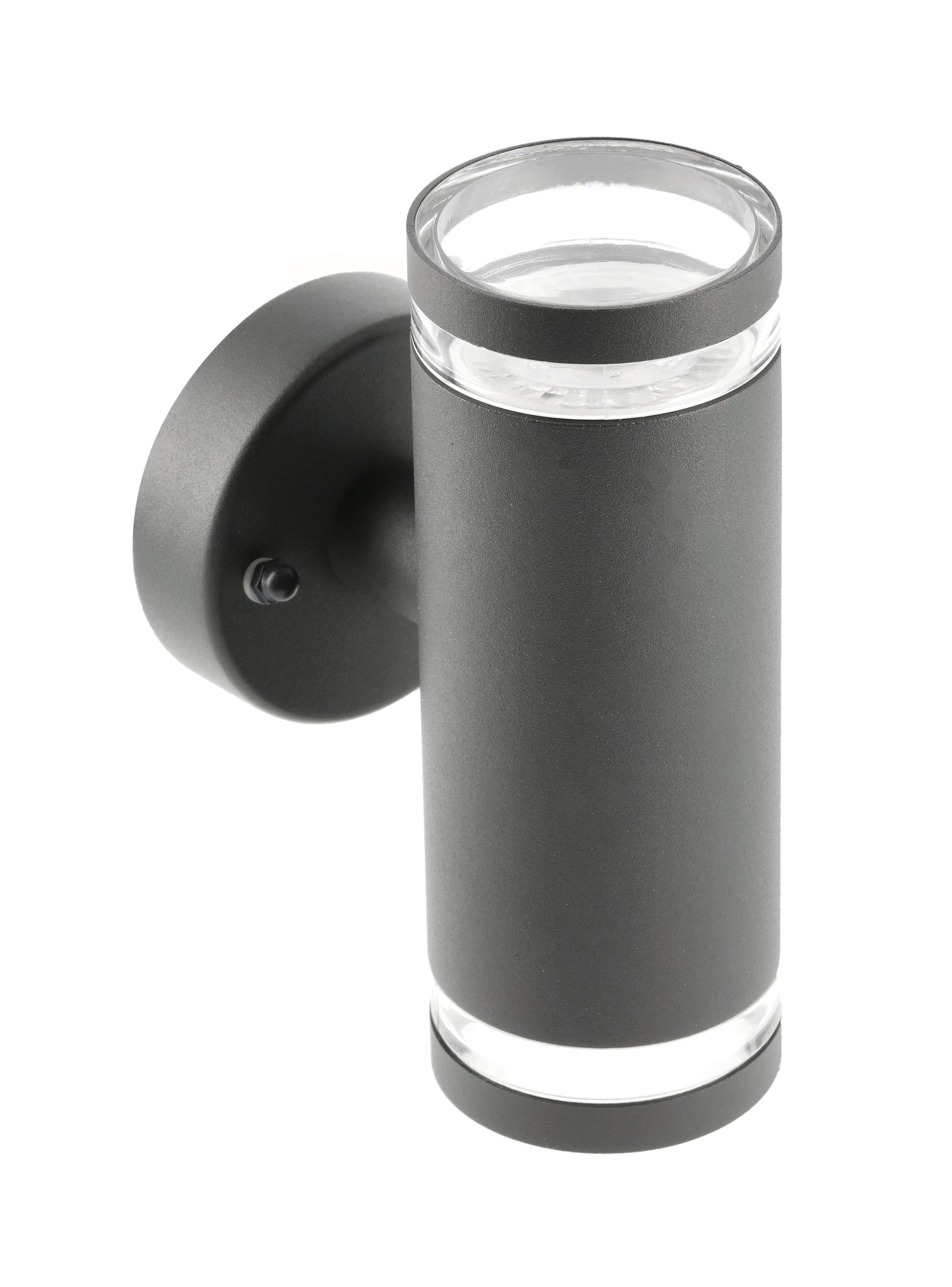 JENNIFER - CGC Dark Grey Outdoor Up and Down Cylinder Wall Light