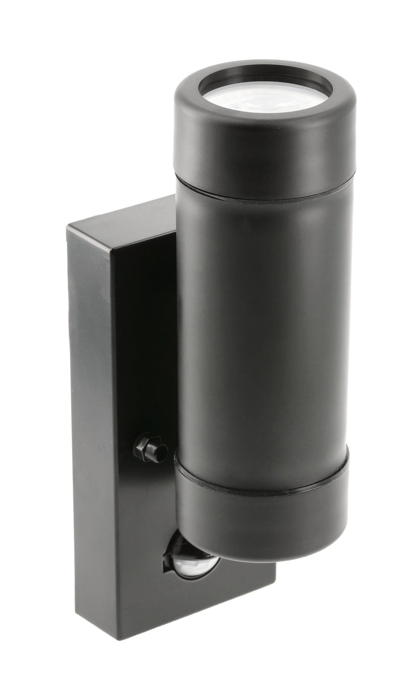 VALENTINE - CGC Black Outdoor Double Wall Light With Motion Sensor