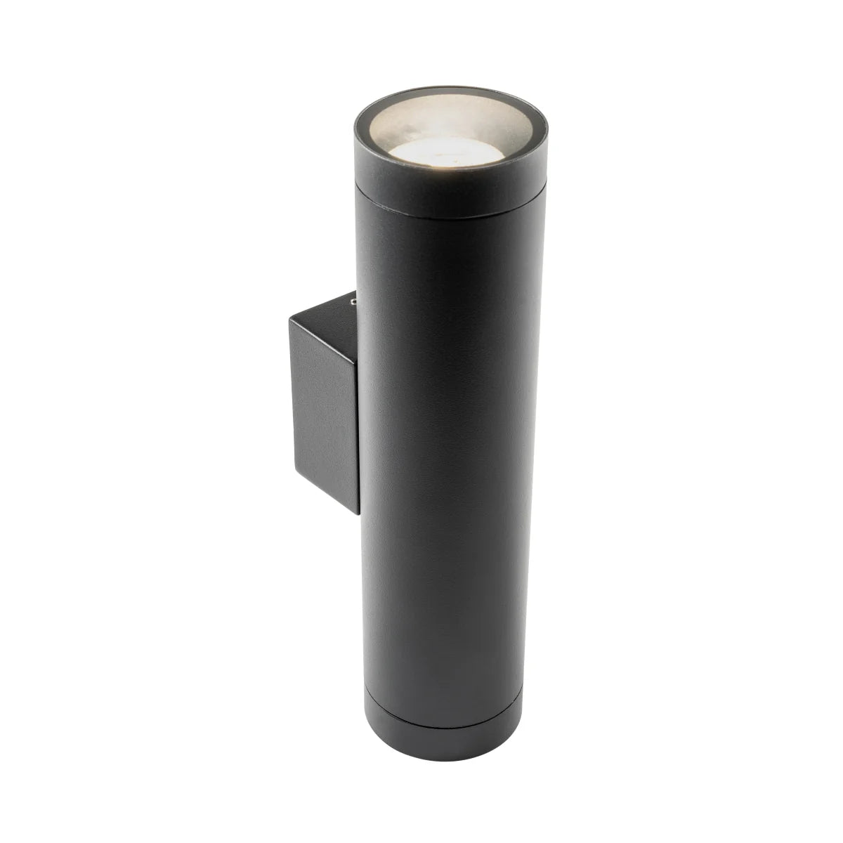 CGC LUCAS Black Extra Long GU10 Double Up and Down Outdoor Wall Light Spotlight IP44 Aluminium