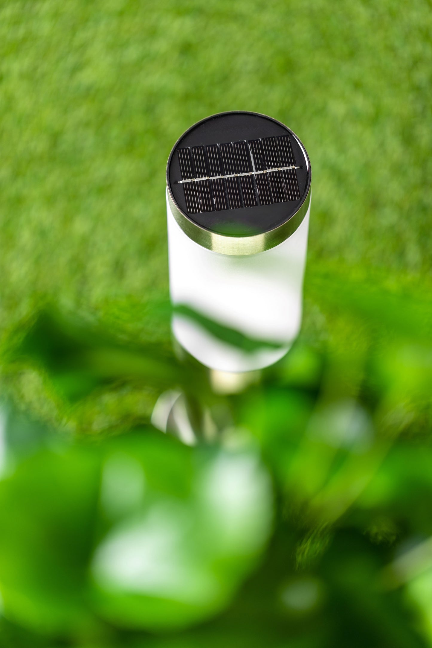 CGC COZE Stainless Steel Solar Post Lamp 4000K Natural White LED Light IP44 375mm