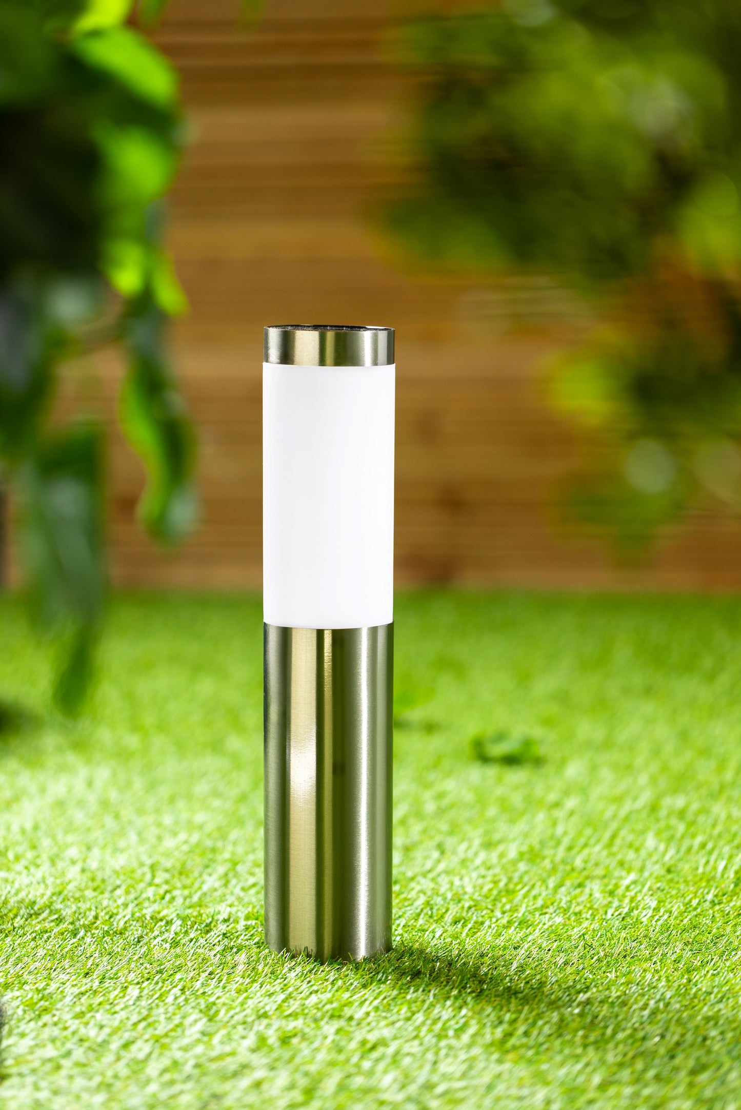 CGC COZE Stainless Steel Spike Mount Solar Post Lamp 4000K LED Light IP44 560mm