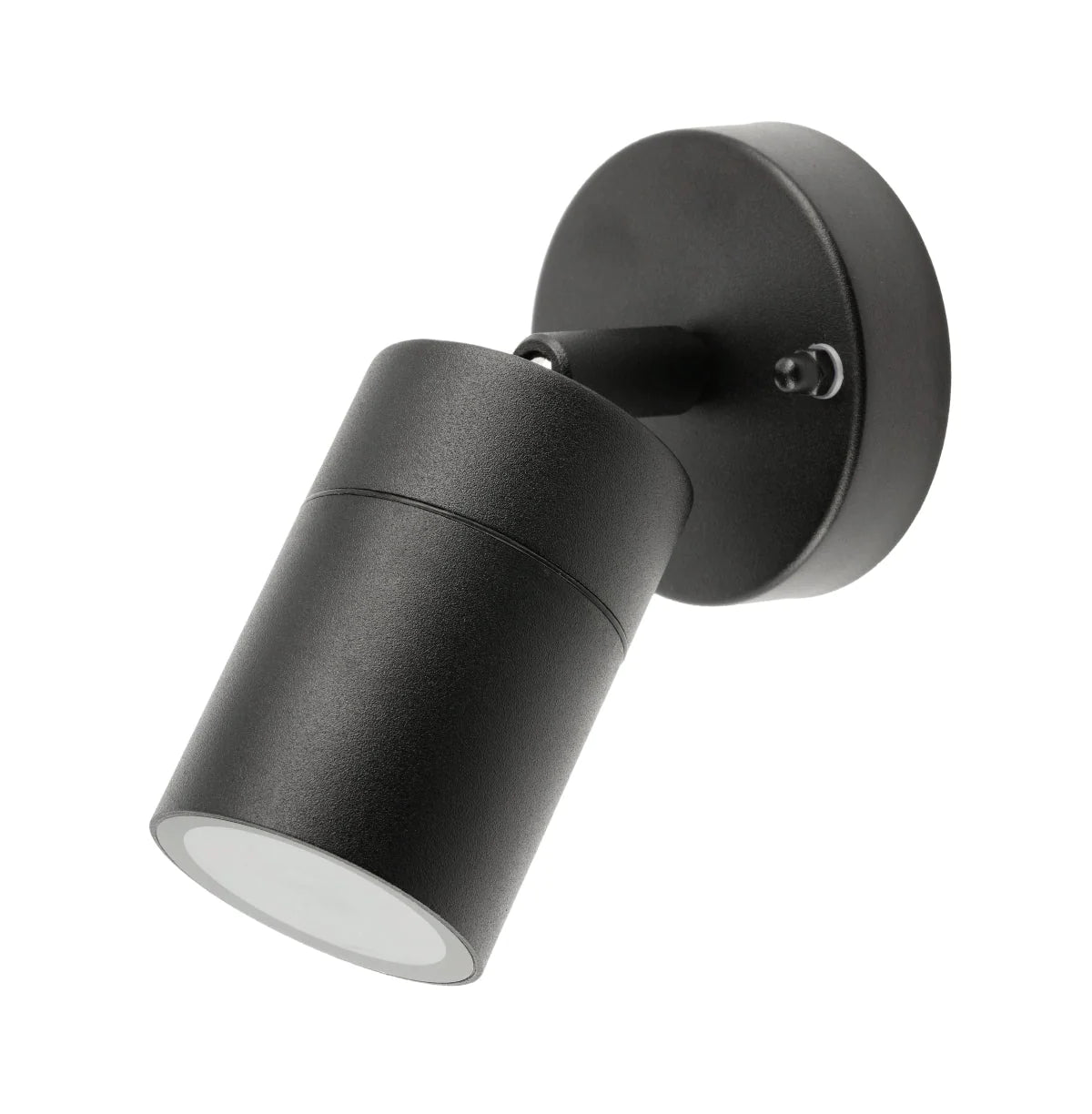 CGC LEON Black Stainless Steel Adjustable Outdoor Wall Spotlight