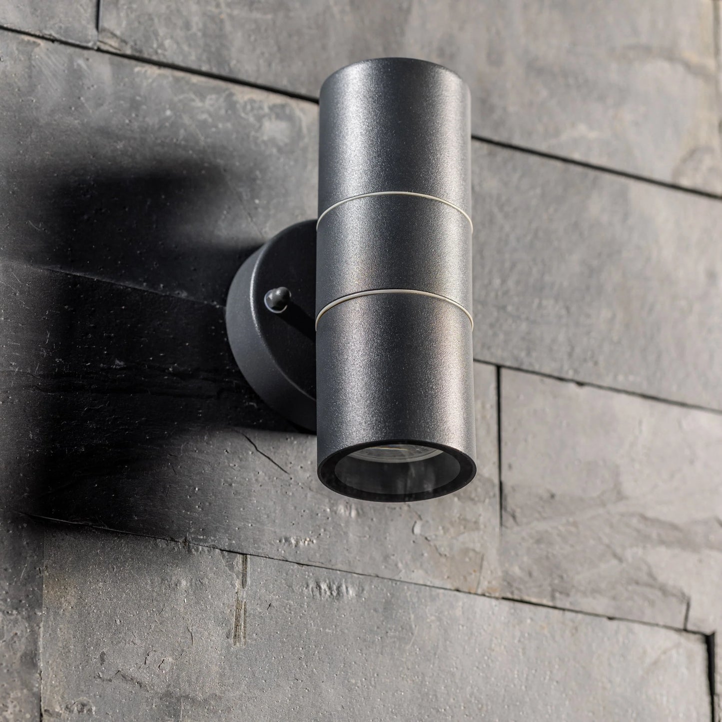 CGC MIA Dark Grey Stainless Steel GU10 Up and Down Outdoor Wall Light IP44