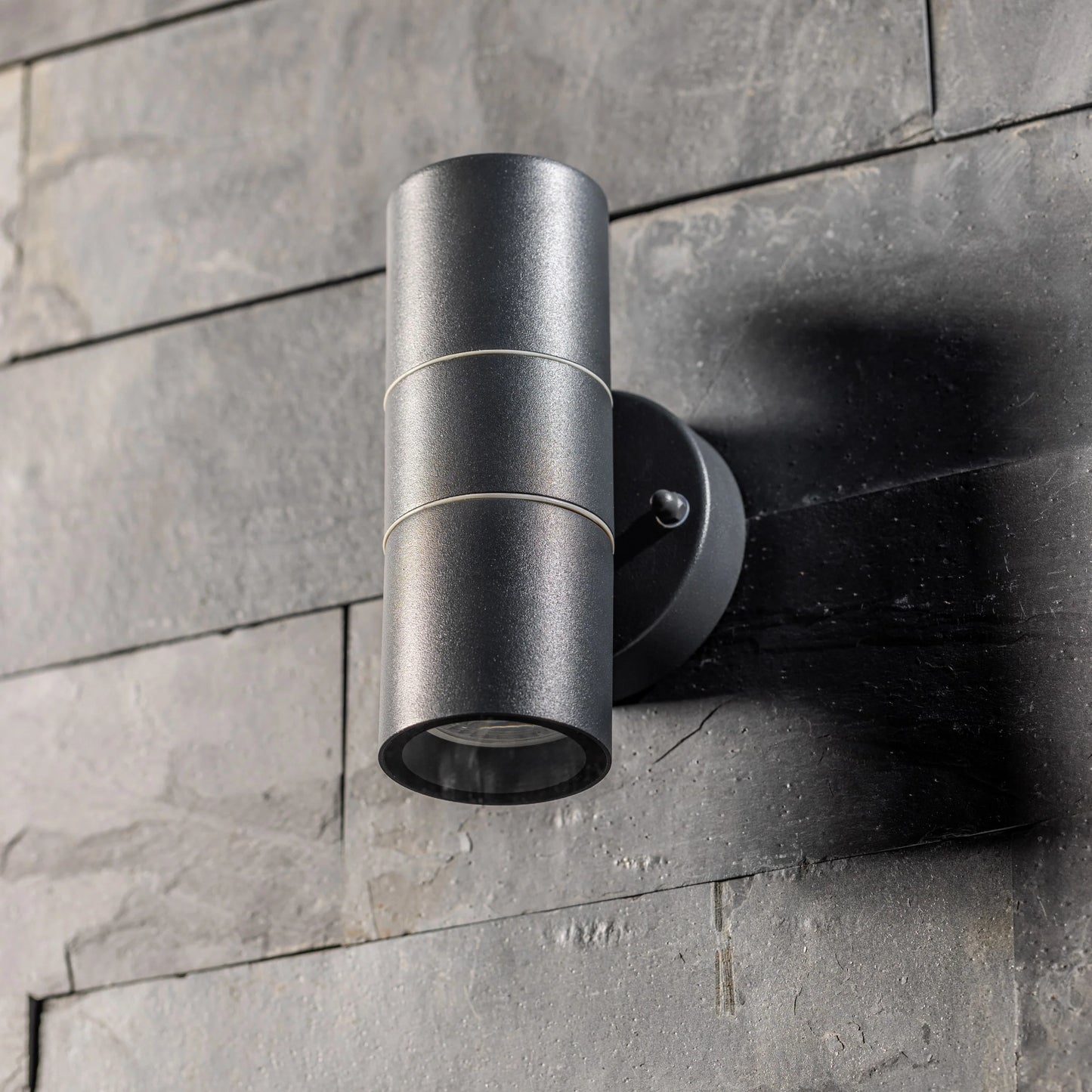 CGC MIA Dark Grey Stainless Steel GU10 Up and Down Outdoor Wall Light IP44