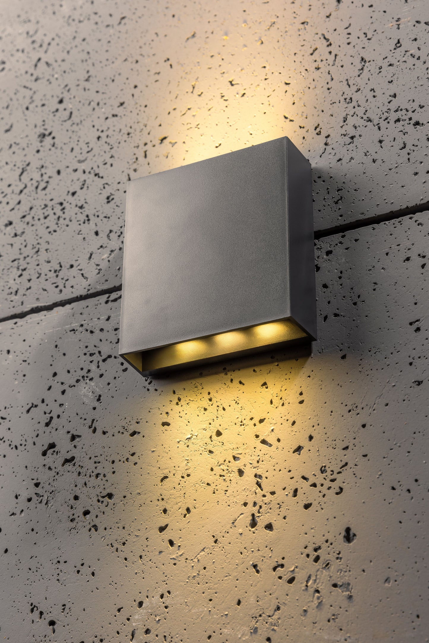 SIAN - CGC Dark Grey Rectangle Outdoor LED Wall Light