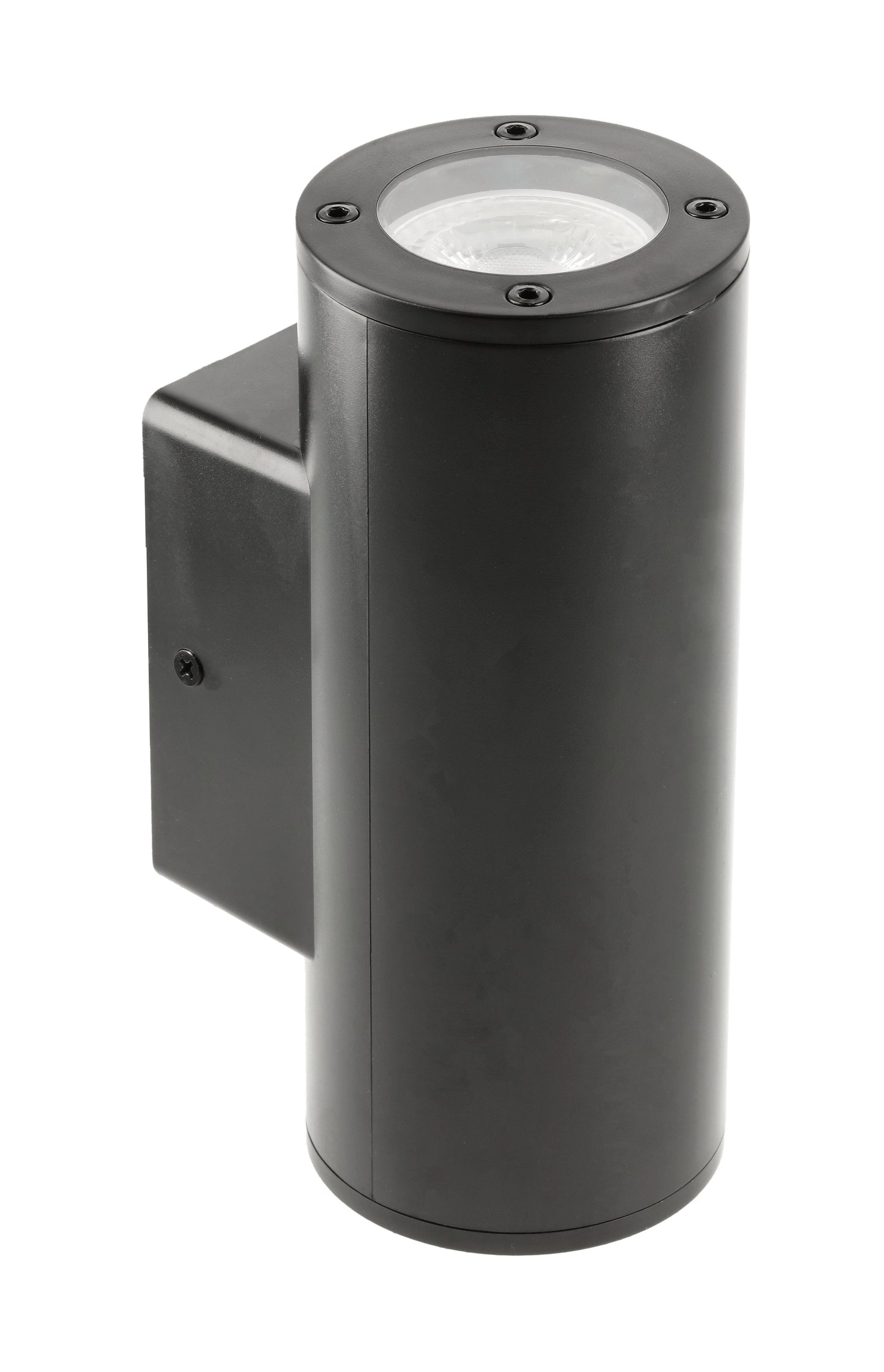 SHERRI - CGC Black Cylinder Outdoor Up and Down Wall Light