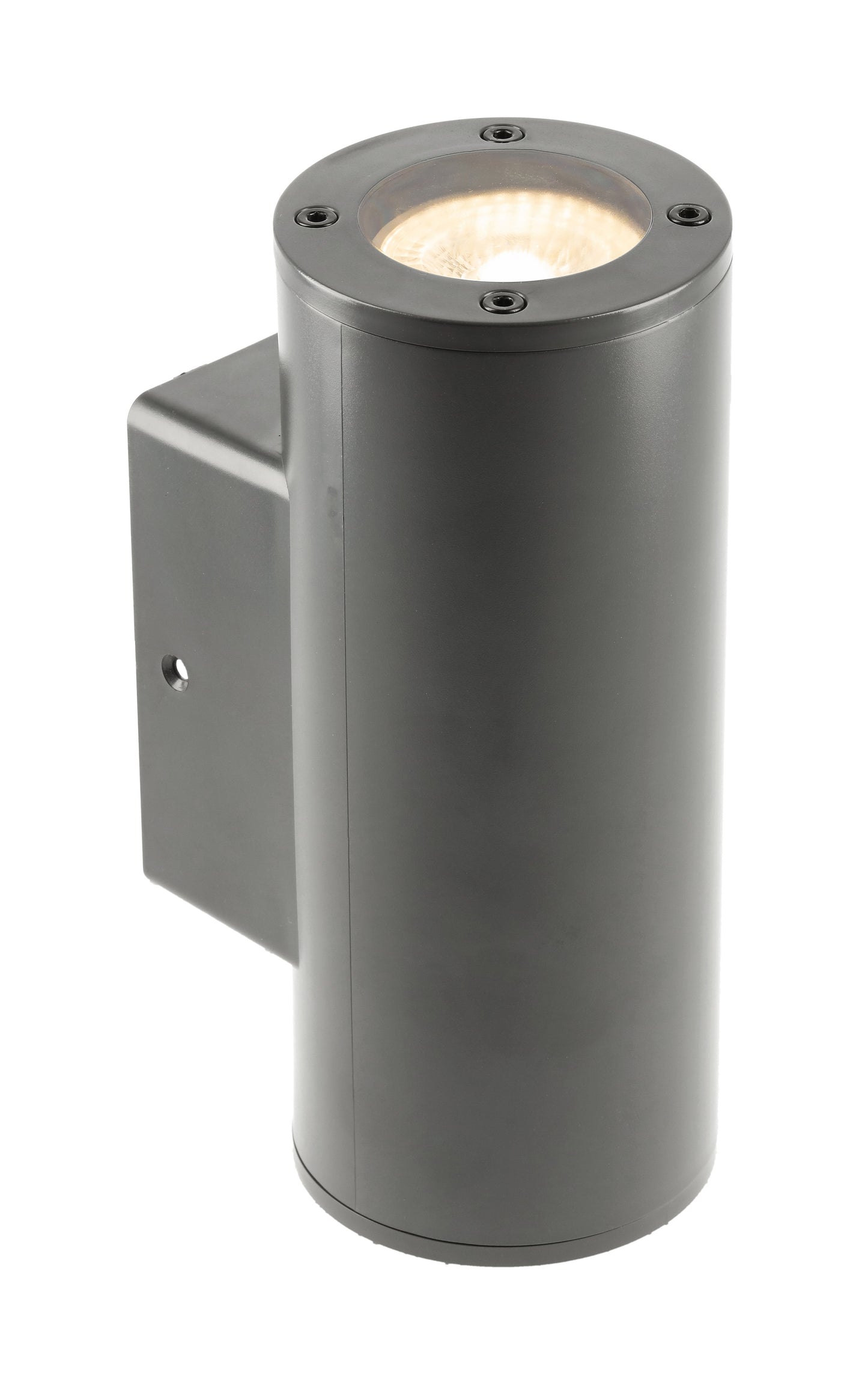 SHERRI - CGC Dark Grey Cylinder Up and Down Outdoor Wall Light