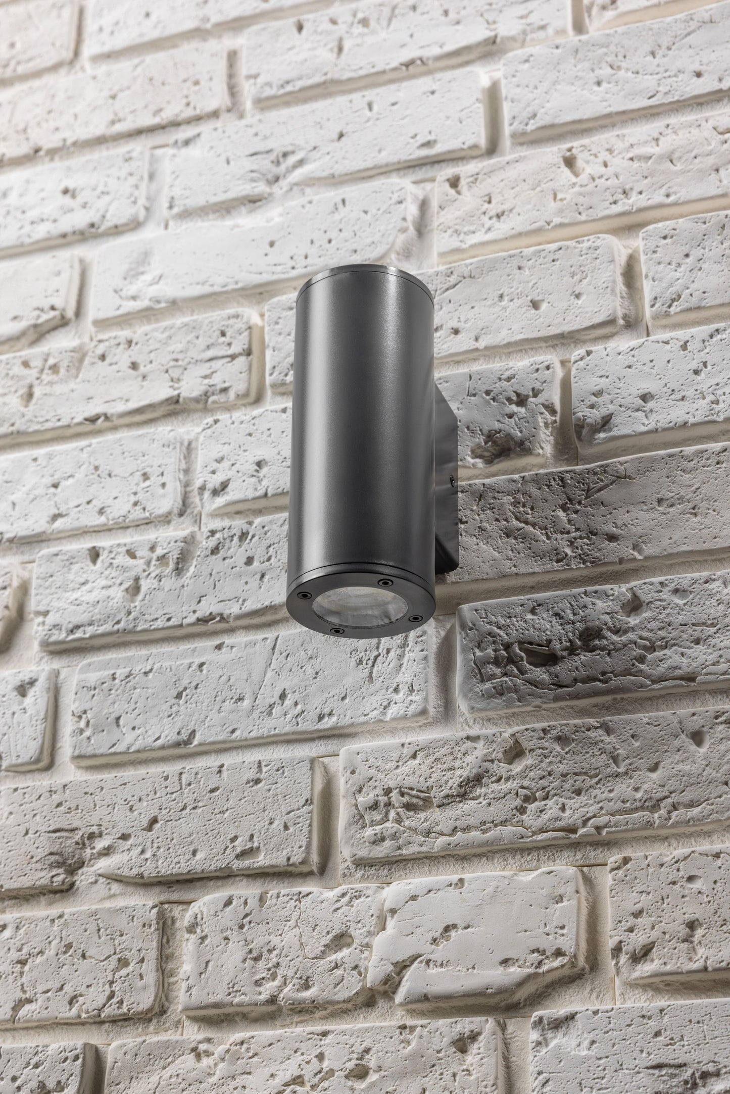 SHERRI - CGC Dark Grey Cylinder Up and Down Outdoor Wall Light