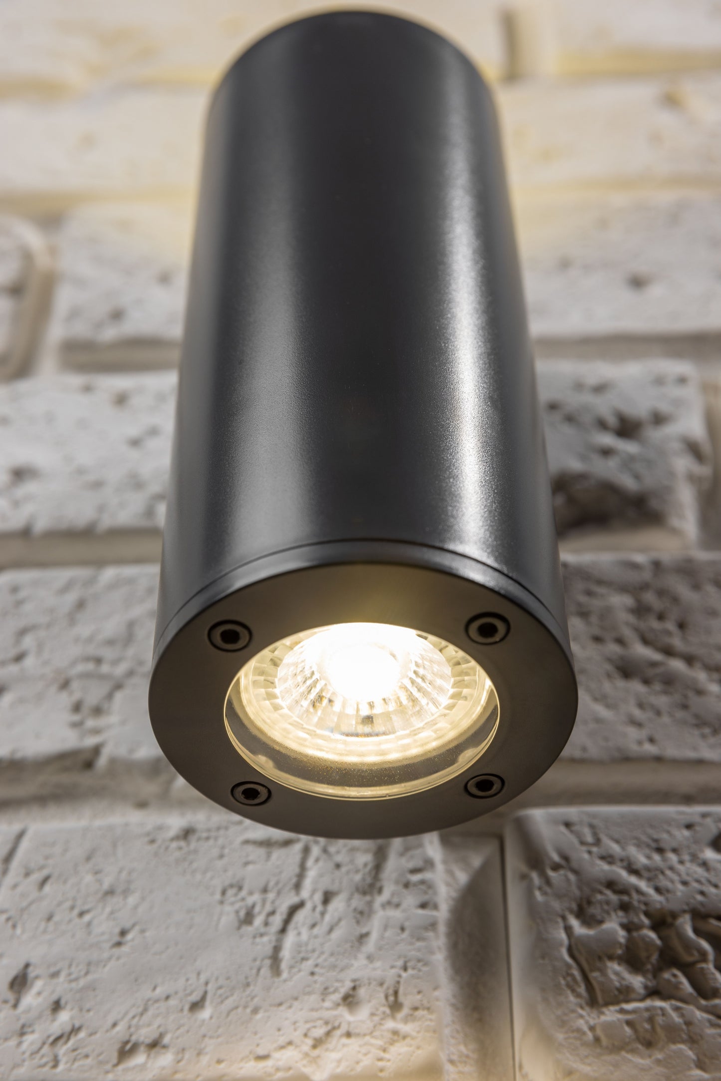 SHERRI - CGC Dark Grey Cylinder Up and Down Outdoor Wall Light