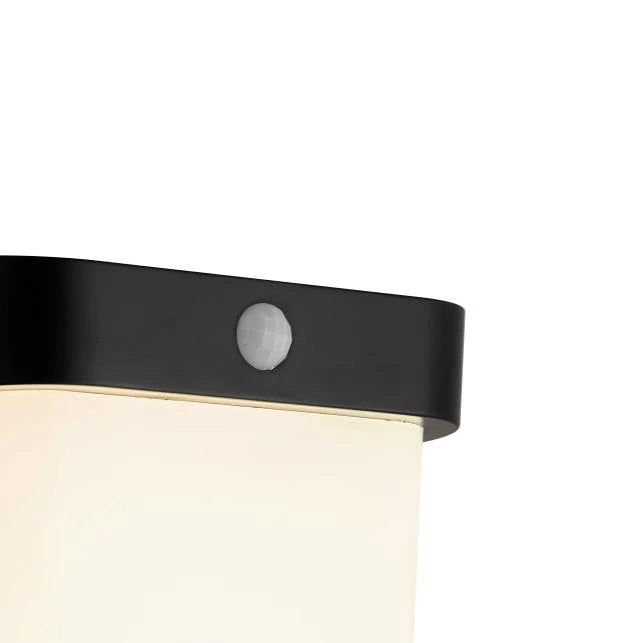 CGC RHEA Black Cube PIR Motion Sensor LED Outdoor Wall Light 4000k Natural White Integrated LED IP65