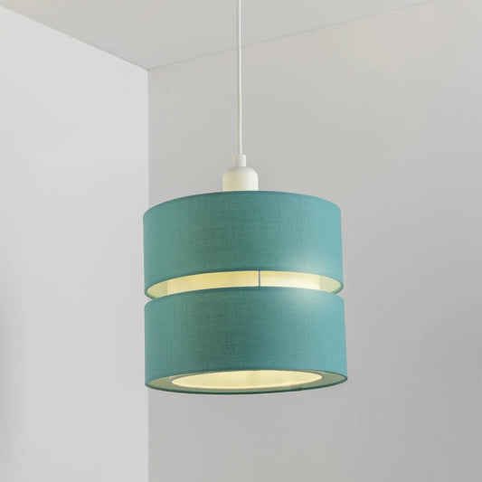 GAYLE - CGC Teal Two Tier Ceiling Shade