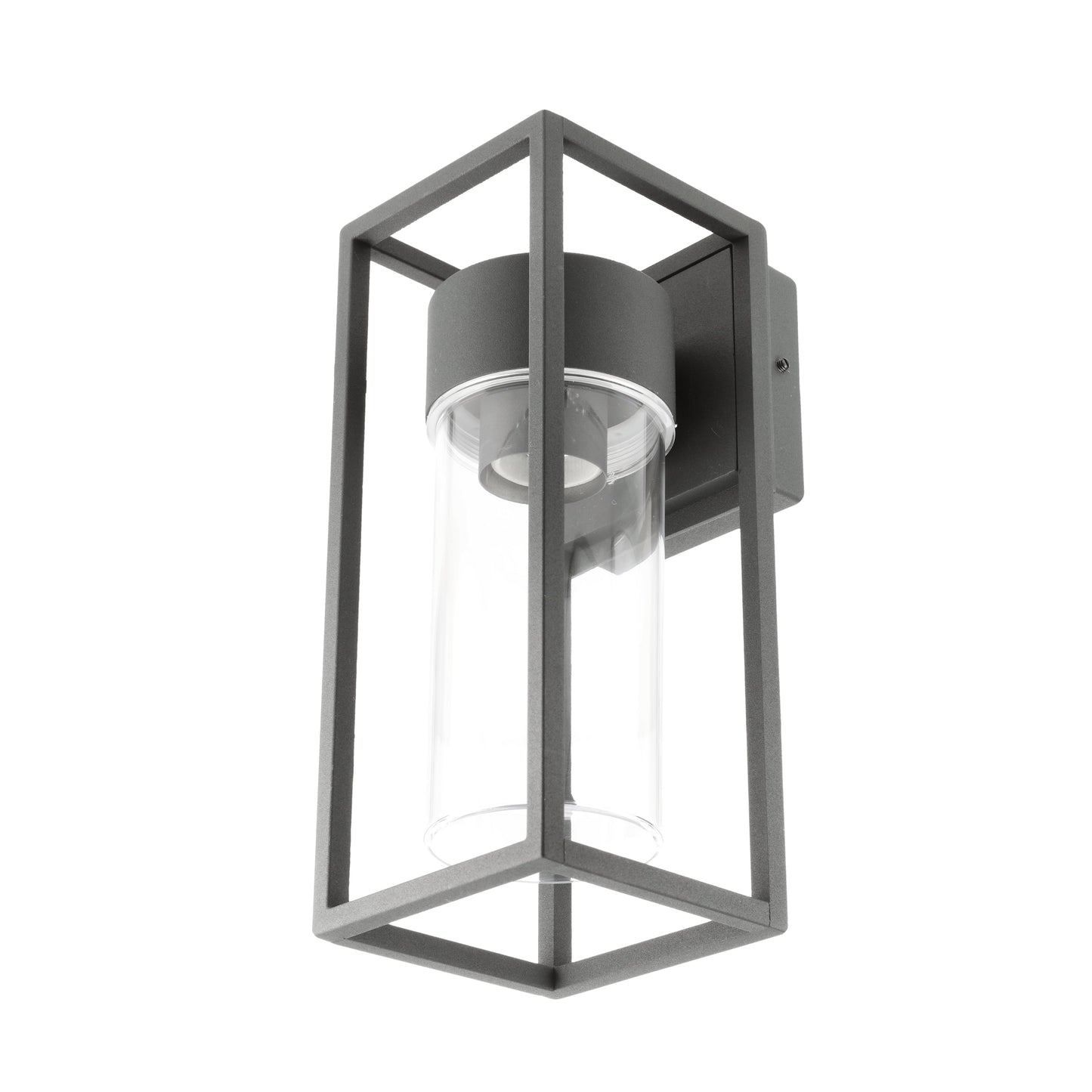 CGC ZOEY Anthracite Dark Grey E27 Outdoor Wall Light Clear Diffuser IP54