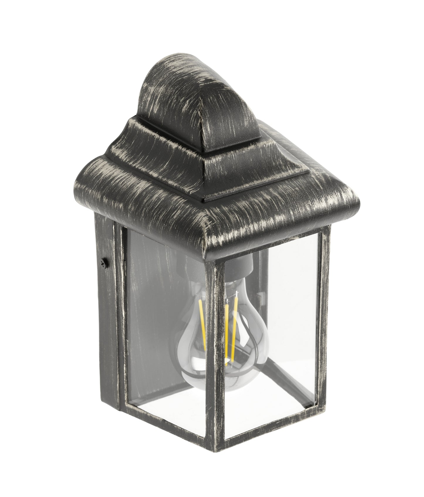 CGC CAMILA Antique Bronze Outdoor Wall Lantern Clear Diffuser