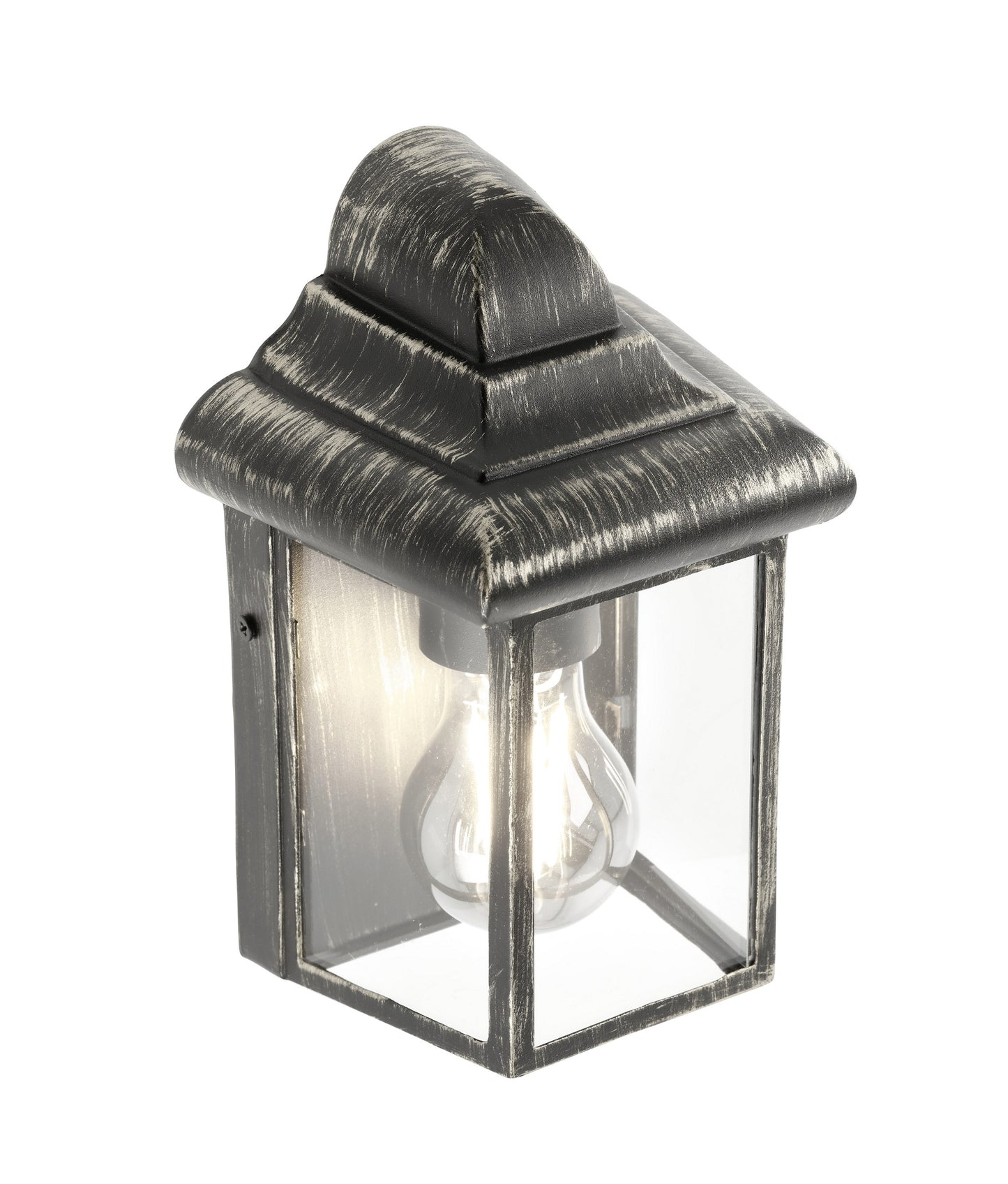 CGC CAMILA Antique Bronze Outdoor Wall Lantern Clear Diffuser