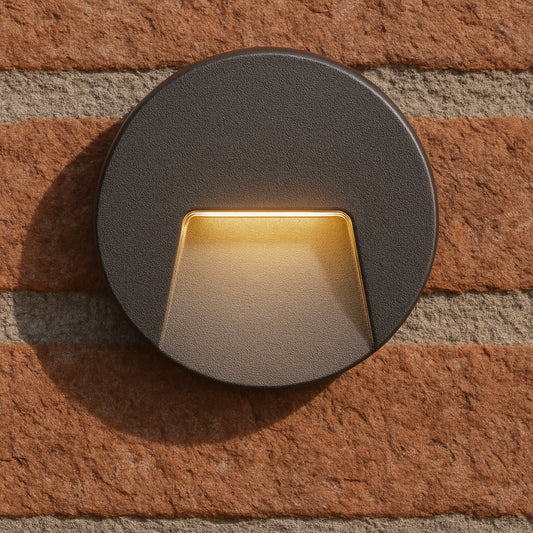 PRIMROSE - CGC Black LED Round Outdoor Down Light