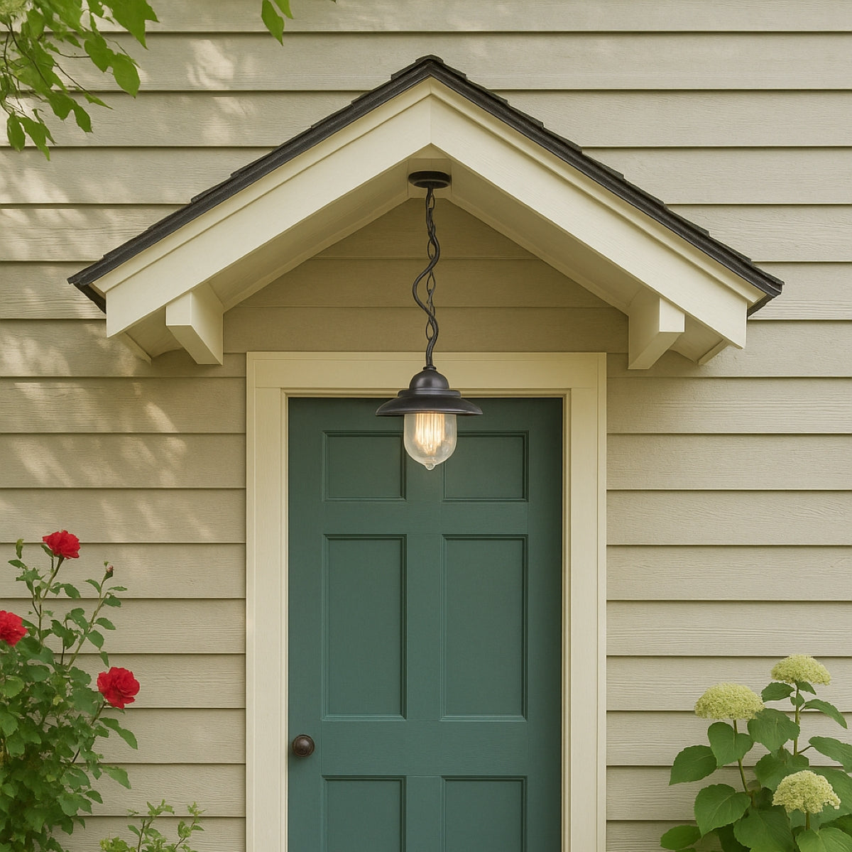 RYDER - CGC Black Hanging Lantern Outdoor Light
