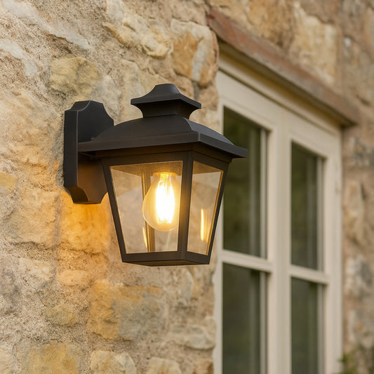 HOPE - CGC Black Outdoor Wall Lantern Light