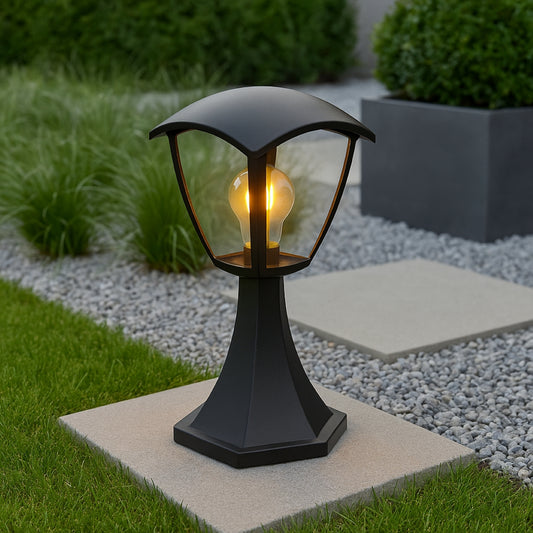 VIOLET - CGC Black Outdoor Short Post Coach Style Light