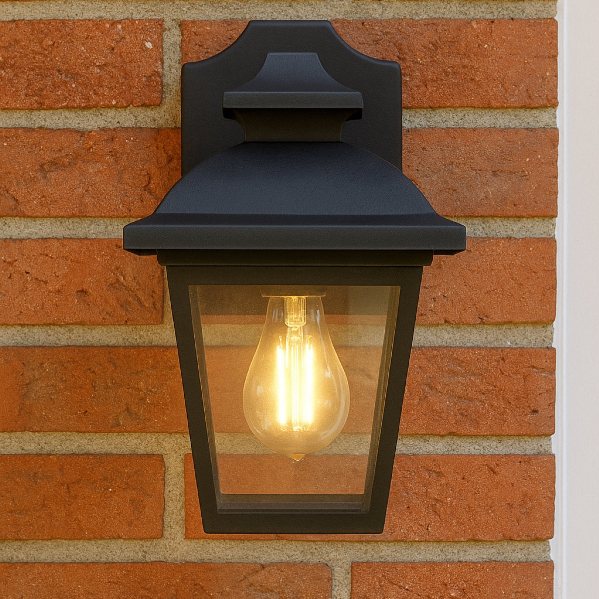 HOPE - CGC Black Outdoor Wall Lantern Light