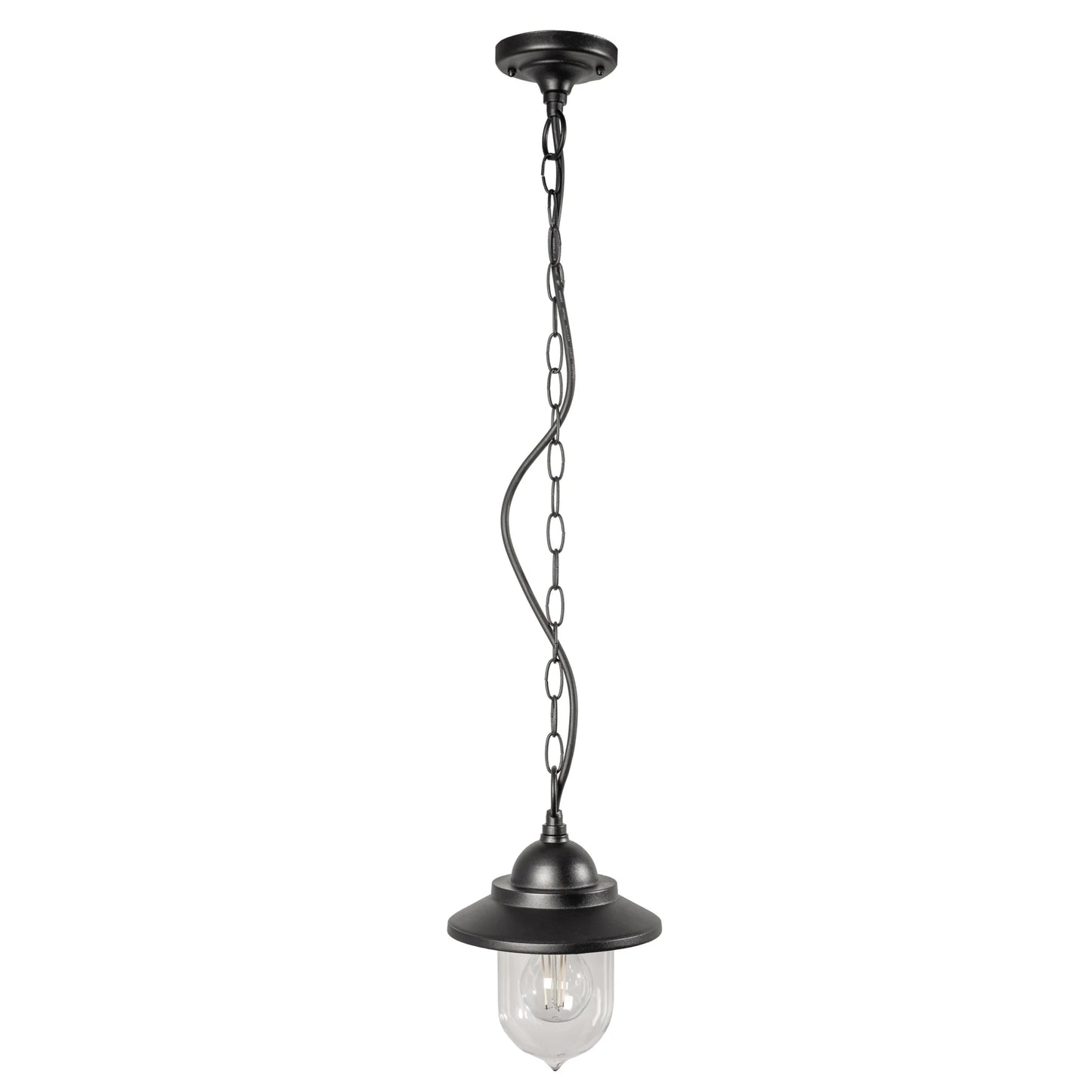 CGC RYDER Black Hanging Lantern Outdoor Light