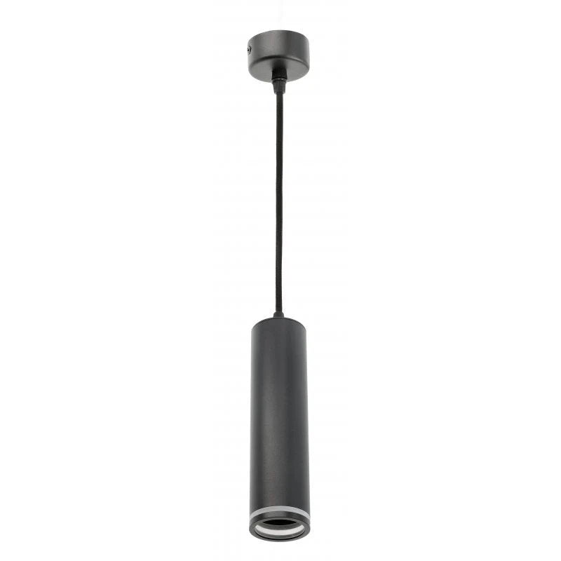 CGC SOLIS Black Suspended Cylinder Ceiling Light
