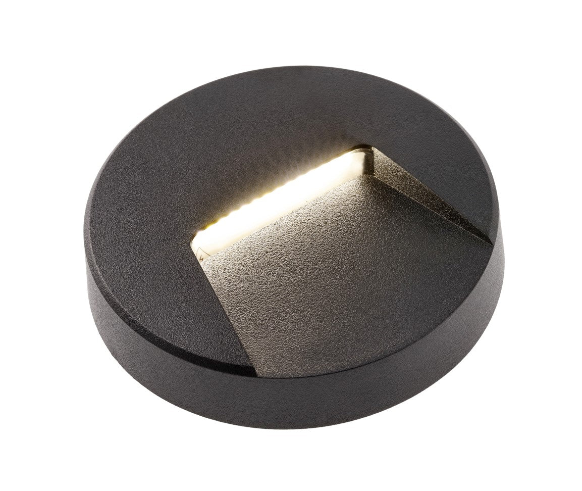 PRIMROSE - CGC Black LED Round Outdoor Down Light