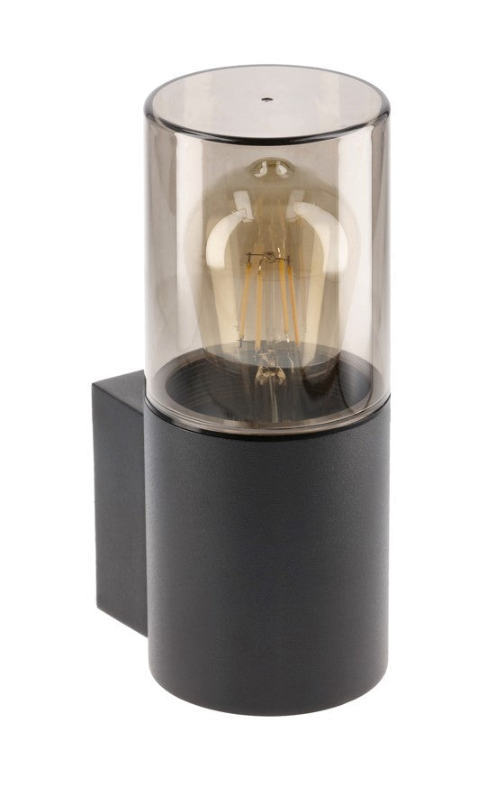 CGC Bluebell Black Outdoor Cylinder Wall Light