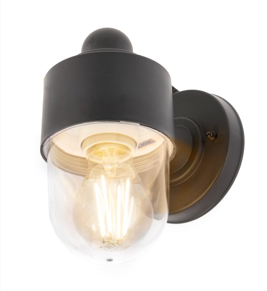 VERONICA - CGC Black Cylinder Modern Outdoor Light