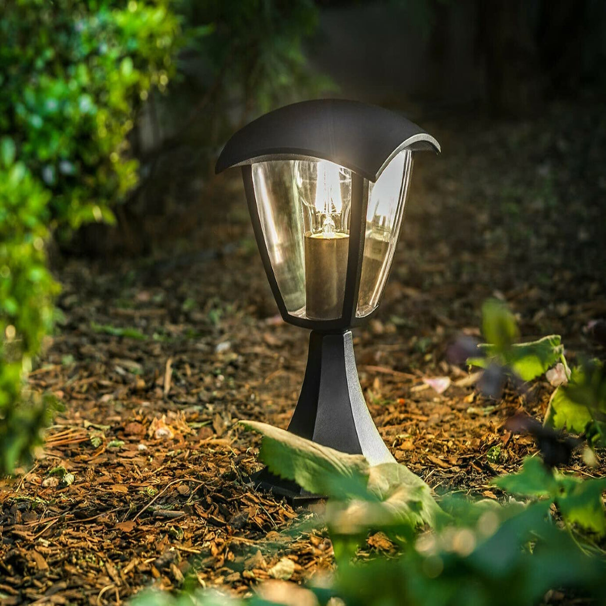 VIOLET - CGC Black Outdoor Short Post Coach Style Light