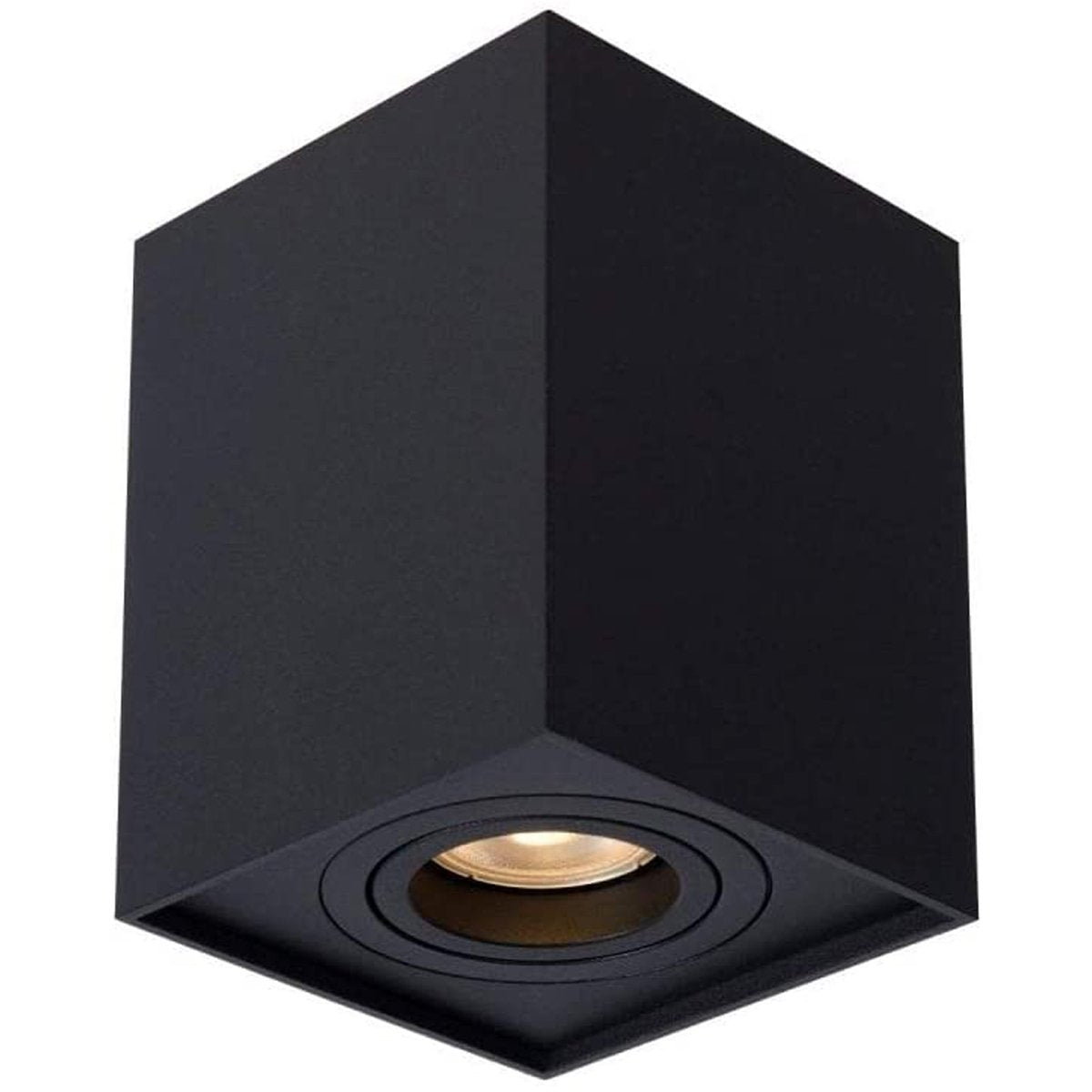 SASHA - CGC Black Square Surface Mount Tilt Spotlights