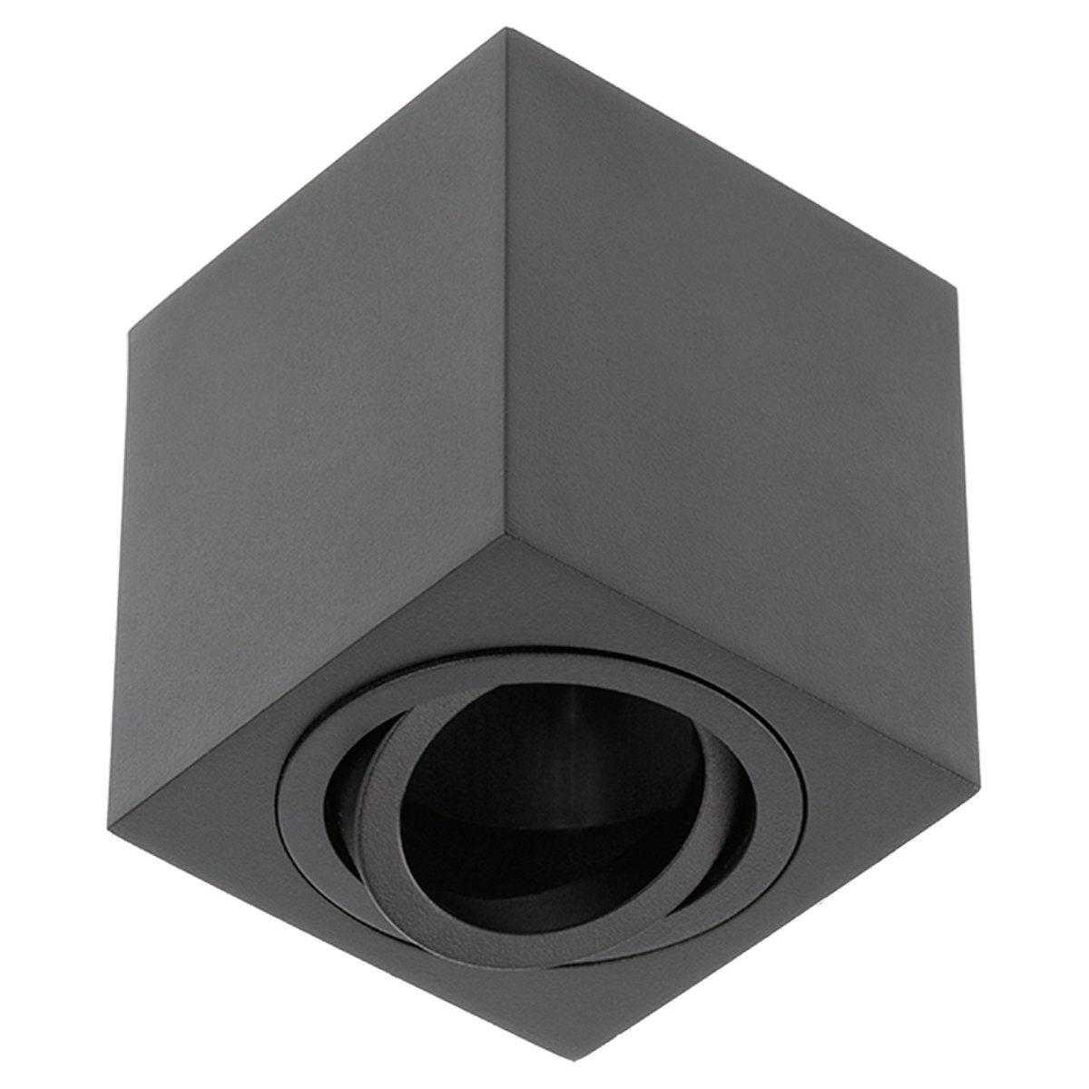 SASHA - CGC Black Square Surface Mount Tilt Spotlights