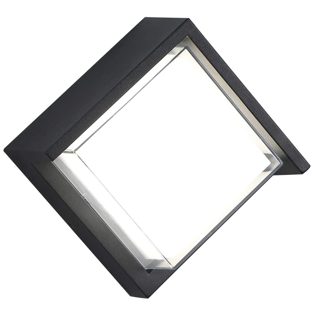 SOPHIA - Square Black & White LED Wall Or Ceiling Light