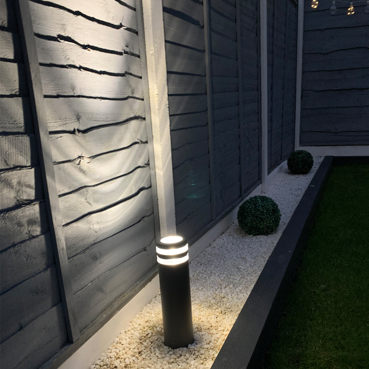 ASHLEY - CGC Dark Grey Anthracite Outdoor Post Light