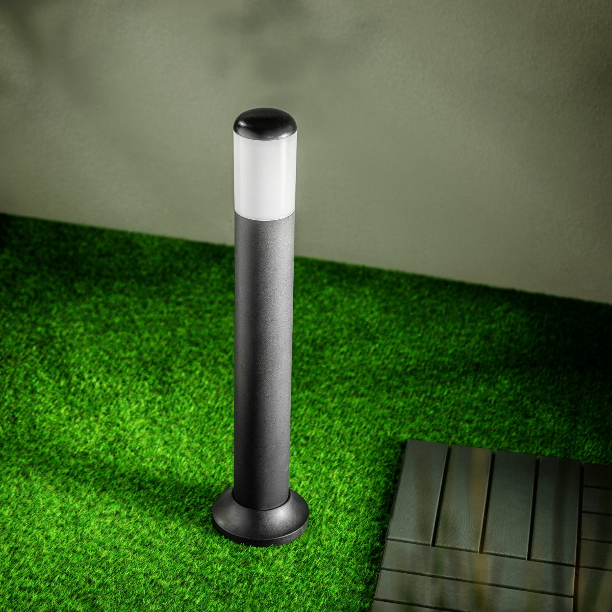 HUMERA - CGC Large Black Modern Outdoor Post Light