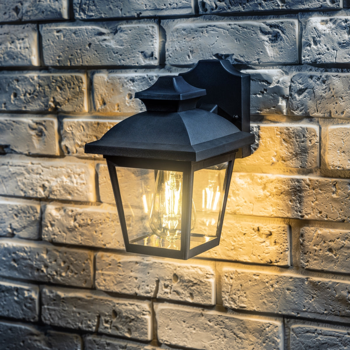 HOPE - CGC Black Outdoor Wall Lantern Light