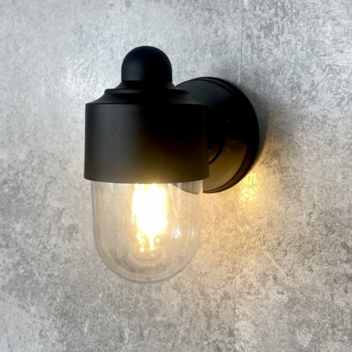 VERONICA - CGC Black Cylinder Modern Outdoor Light