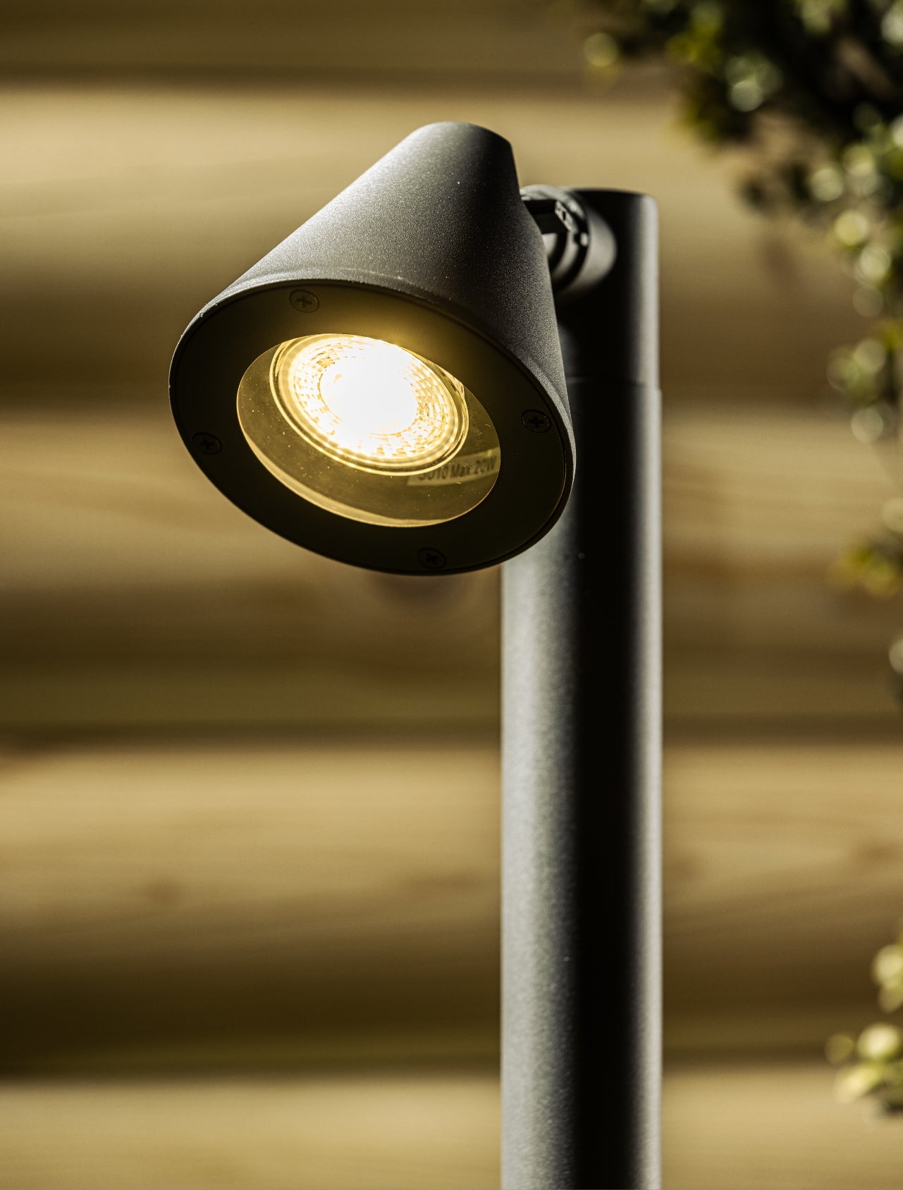 'Molly' Dark Grey Cone Medium Post Light