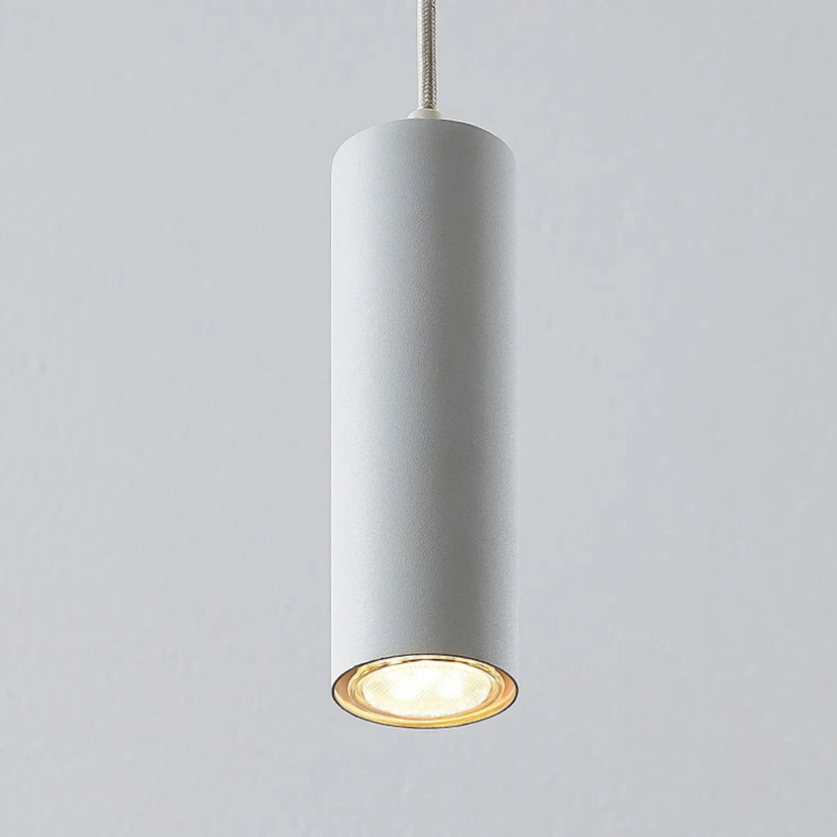 CHRISTINE - CGC White Triple Suspended Slim Cylinder Ceiling Light