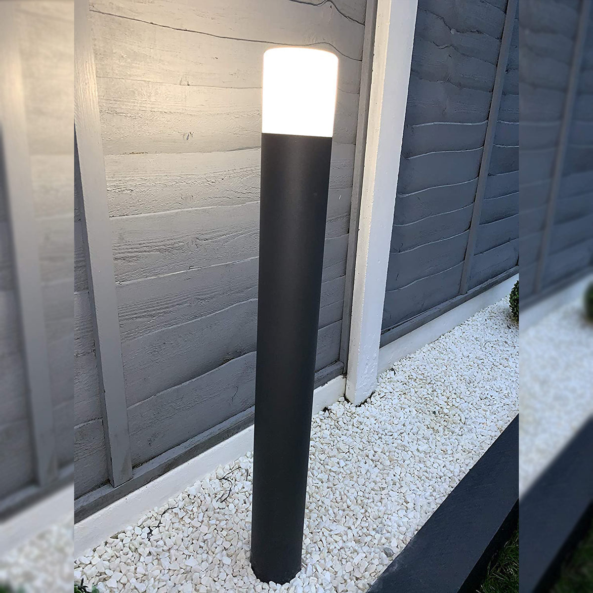 CORTEZ - CGC Dark Grey Tall Outdoor Post Light