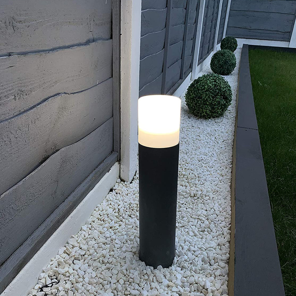 CORTEZ - CGC Dark Grey Medium Outdoor Post Light